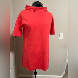 Elegant Asymmetrical Red Dress